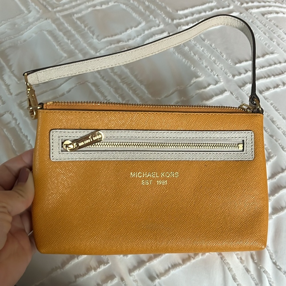 Brand new mustard yellow Michael Kors bag